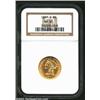 Image 1 : 1897-S $5 MS61 NGC. Bright and well struck with a few abrasions scattered over each side. Important.