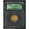 Image 1 : 1909-D $5 MS63 ICG. Well struck throughout, the orange-gold surfaces would fit nicely into a Choice.