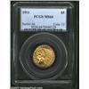 Image 1 : 1911 $5 MS64 PCGS. This is a bight, lustrous coin with a little light granularity that is not uncomm