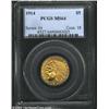 Image 1 : 1914 $5 MS64 PCGS. A radiant near-Gem that is extremely well struck and separated from the valuable.