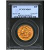 Image 1 : 1879 $10 MS63 PCGS. While 384,770 pieces were struck of this issue and a few hundred Mint State surv