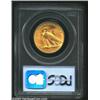 Image 2 : 1932 $10 MS63 PCGS. Bright and lustrous, with a two-toned color scheme featuring yellow-gold and pin