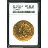 Image 1 : 1859 $20--Cleaned--ANACS. AU Details, Net XF40. A thoroughly scrubbed Double Eagle that has a faint.
