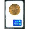 Image 2 : 1885-S $20 MS62 NGC. The creamy surfaces are even in color and display no singularly notable abrasio