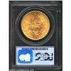 Image 2 : 1891-S $20 MS62 PCGS. Medium intensity golden color envelops the boldly, if not sharp detailed featu
