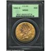 Image 1 : 1892-S $20 MS63 PCGS. Sharply struck with good luster, the grade is accounted for by a few small abr