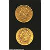Image 1 : 1895 $20 XF40 Uncertified, nicely detailed with pockets of luster, the reverse has extensive glue re