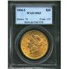 Image 1 : 1896-S $20 MS63 PCGS. Clean and creamy, with a bold strike, ample luster, and even coloration. This.