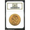 Image 1 : 1903-S $20 MS63 NGC. Reddish-gold in sheen, the satiny surfaces are free of all but a few scattered.