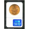 Image 2 : 1904 $20 MS65 NGC. This Gem quality type candidate displays flowing mint luster and gorgeous reddish