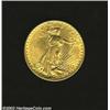 Image 1 : 1915 $20 AU50 Uncertified. The luster is extensive although somewhat subdued. The highpoints have a.