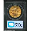Image 2 : 1916-S $20 MS65 PCGS. Deliciously textured surfaces shimmer with full luster and an absence of notab