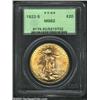 Image 1 : 1922-S $20 MS62 PCGS. Bright and lustrous with a few small abrasions scattered about. The 1922-S is.