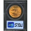 Image 2 : 1924 $20 MS66 PCGS. Lovely reddish-gold color blankets both sides of this uncommonly well preserved.