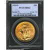 Image 1 : 1924-S $20 MS62 PCGS. A bright, frosty example of this heavily melted S-mint. The obverse displays a