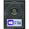 Image 2 : 1855 $1 Liberty Octagonal 1 Dollar, BG-533, R.5, AU55 PCGS. The highpoints of the portrait have a hi