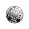 Image 1 : 1 oz Silver Round - Buffalo (V2)