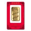 Image 1 : PAMP Suisse 100 Gram Gold Bar - 2014 Horse Design