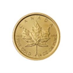 2015 1/4 oz Canadian Gold Maple Leaf Uncirculated