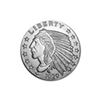 Image 1 : 5 oz Silver Round - Incuse Indian