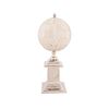 Image 1 : BONE GLOBE W/ALUMINUM BASE