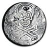 Image 1 : 2.5 oz Silver Round - Skull & Crossbones