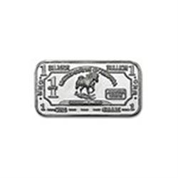 1 gram Silver Bar - Horse