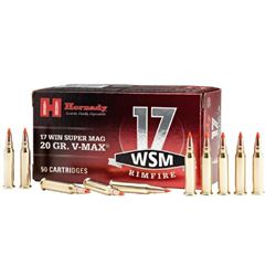 (AMMO) HORNADY Varmint Express Rimfire 17 WSM V-Max Bullet 20GR (500 ROUNDS) 090255831801