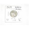 Image 1 : 1917 *KEY DATE* BUFFALO NICKEL RED BOOK VALUE $6.00+ *NICE EARLY GOOD GRADE*!! BUFFALO NICKEL CAME O