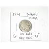 Image 1 : 1914 *EXTREMELY RARE KEY DATE* BUFFALO NICKEL RED BOOK VALUE $21.00+ *NICE EARLY GOOD GRADE*!! BUFFA