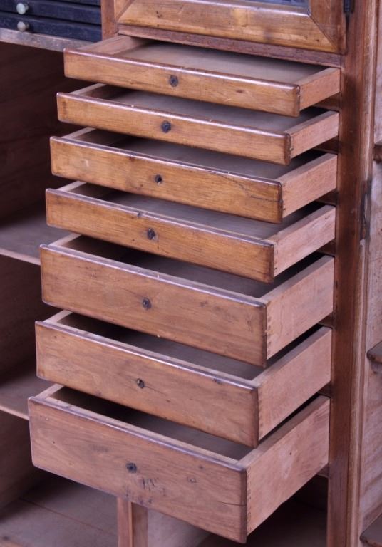 Antique Wooden Dental Cabinet