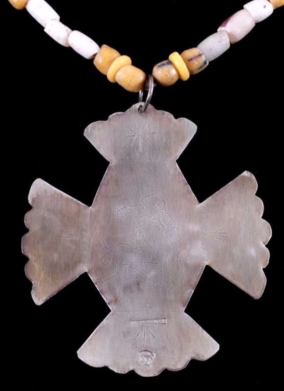 Hudson Bay "Drunken Indian" Silver Cross 17901830