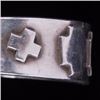 Image 3 : Navajo Sterling Cross Design Bracelet by GS