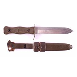 German Military Combat Knife and Scabbard