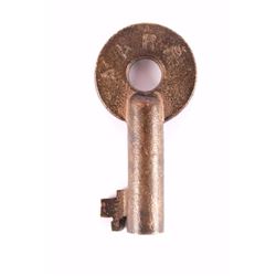 Ann Arbor Railroad Switch Lock Key 1890-1900