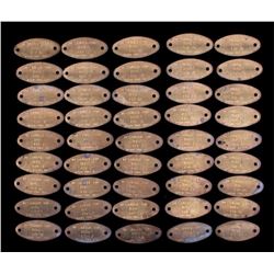 1970 Brass Iowa Dog License Collection