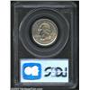 Image 2 : 2000-D 25C New Hampshire State Quarter--Reverse Clad Layer Missing--MS62 PCGS. The statehood side ha