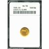 Image 1 : 1905 G$1 Lewis and Clark AU58 ANACS. The surfaces have faint slide marks that are typical of brief n