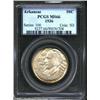 Image 1 : 1936 50C Arkansas MS66 PCGS. A pristine silver-gray example with specks of russet toning here and th