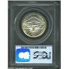 Image 2 : 1938-D 50C Arkansas MS65 PCGS. The obverse has rich dove-gray patina, while the reverse possesses a.