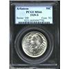 Image 1 : 1939-S 50C Arkansas MS66 PCGS. Untoned with bright, frosty luster and excellent definition for this.