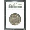 Image 1 : 1936-S 50C Bay Bridge MS66 ANACS. Speckled orange-gold and sea-green patina enriches the virtually p