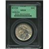 Image 1 : 1935/34 50C Boone MS66 PCGS. Tan-gray toning overlays both sides in a more or less even manner. Spec