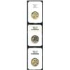 Image 1 : 1935/34 SET Boone PDS Set MS65 NGC. The satiny P-mint has blushes of pale orange in the fields while