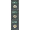 Image 1 : 1935/34 SET Boone PDS Set MS66 ICG. The Philadelphia Mint coin is untoned, but the branch mint examp