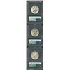 Image 2 : 1935/34 SET Boone PDS Set MS66 ICG. The Philadelphia Mint coin is untoned, but the branch mint examp