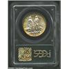Image 2 : 1938 50C Boone MS65 PCGS. Both sides are tinged in orange-gold peripheral color. The centers are mos