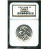 Image 1 : 1938-S 50C Boone MS66 NGC. An untoned and moderately prooflike Gem with a good strike and unimprovab