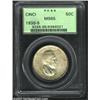 Image 1 : 1936-S 50C Cincinnati MS65 PCGS. Mottled olive-tan overtones decorate the otherwise silver-gray surf