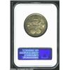 Image 2 : 1892 50C Columbian MS65 NGC. Attractive multi-colored toning blankets the surfaces, tending toward a